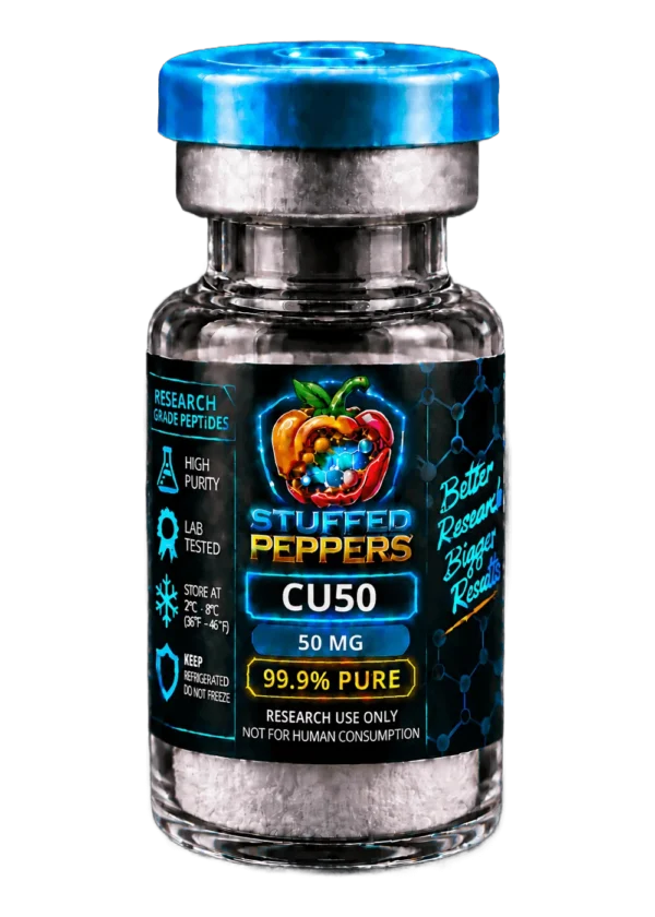 Stuffed Peppers GHK-Cu 50mg research peptide vial
