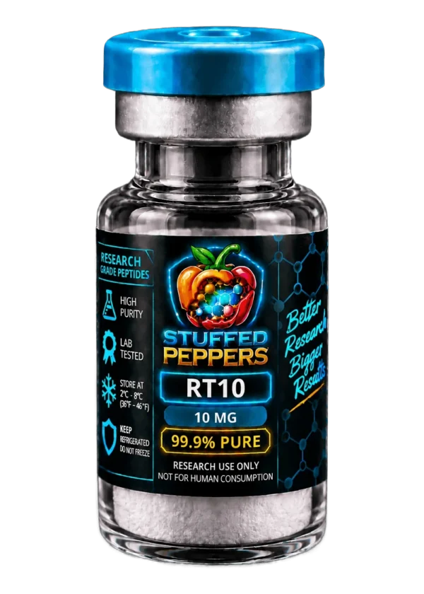 Stuffed Peppers Retatrutide 10mg research peptide vial