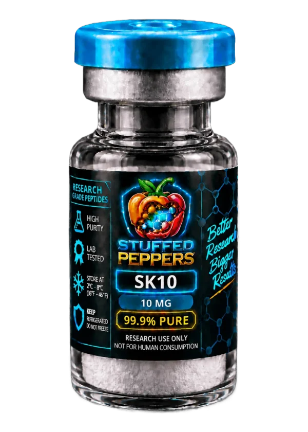 Stuffed Peppers Selank 10mg research peptide vial