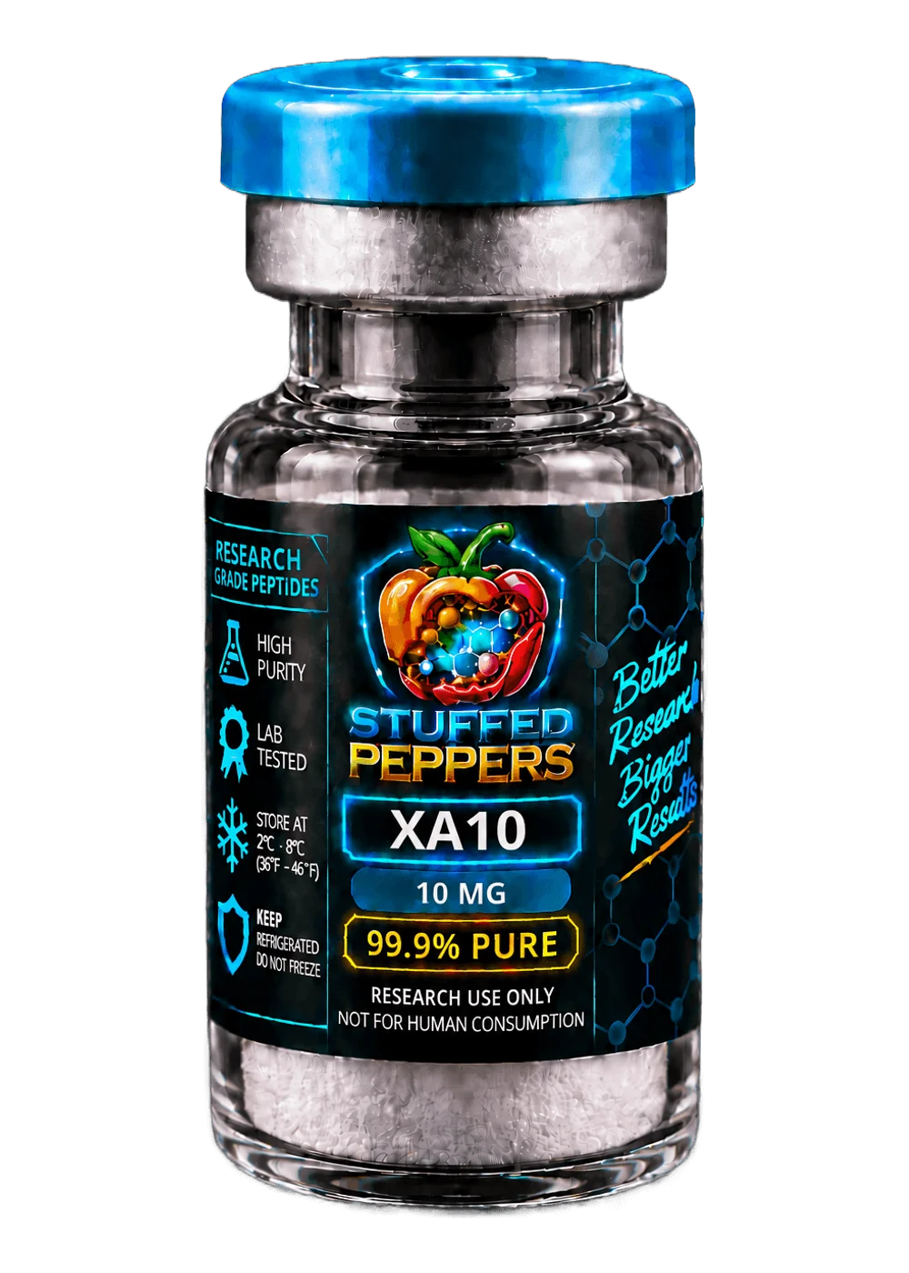Stuffed Peppers Semax 10mg research peptide vial