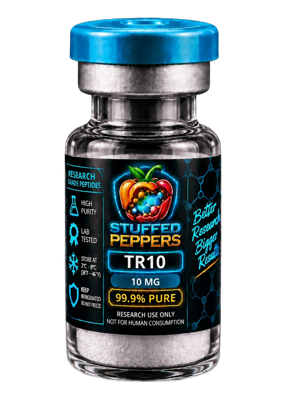 Stuffed Peppers Tirzepatide 10mg research peptide vial