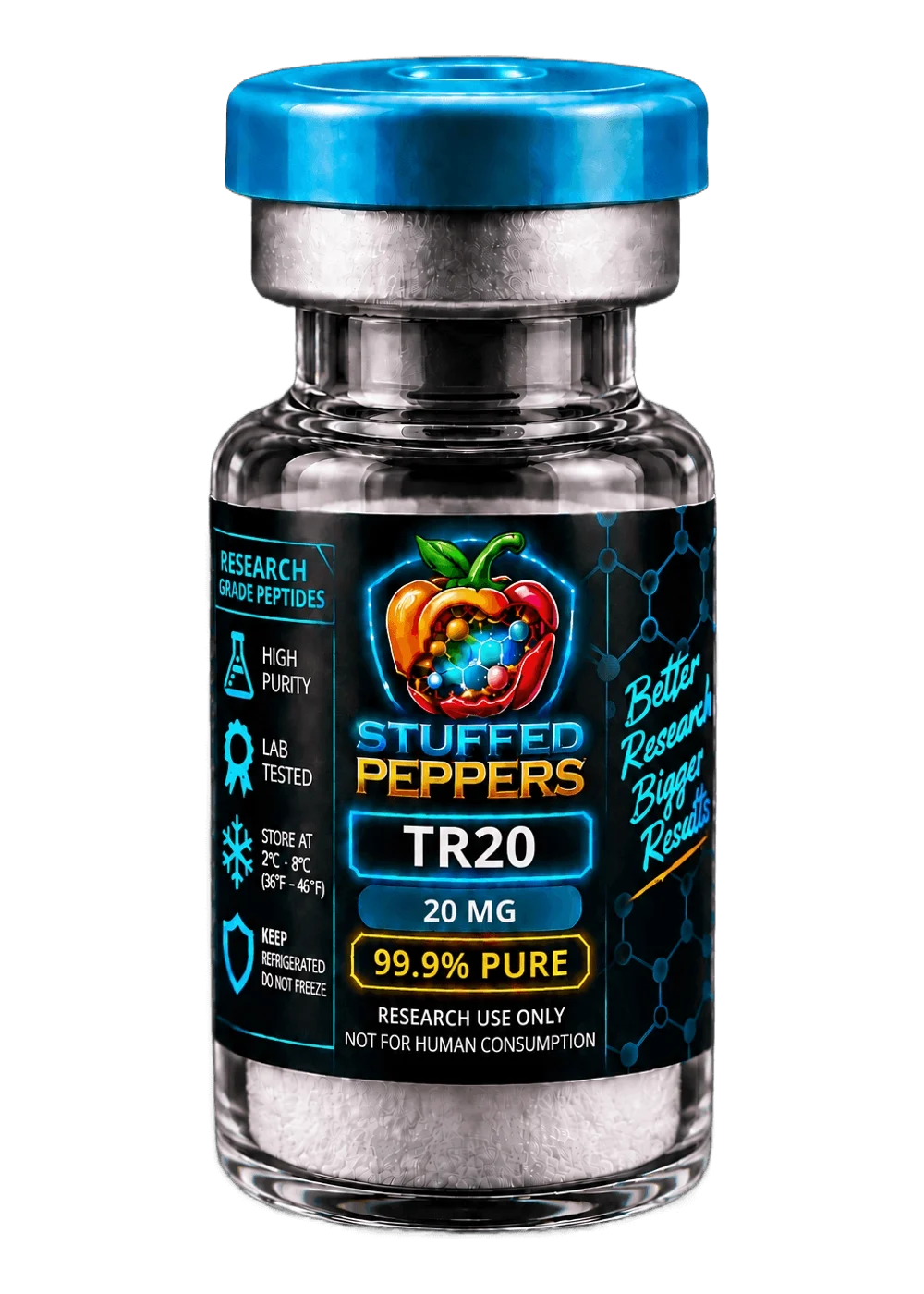 Stuffed Peppers Tirzepatide 20mg research peptide vial